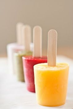 Homemade Ice Lollies