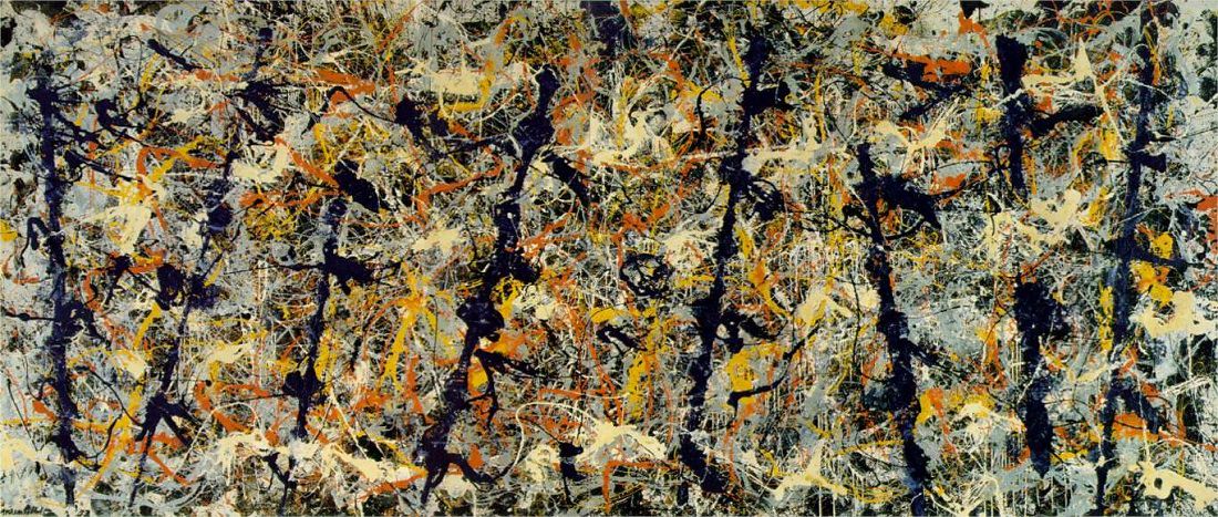 Jackson Pollock- Blue Poles: Number 11