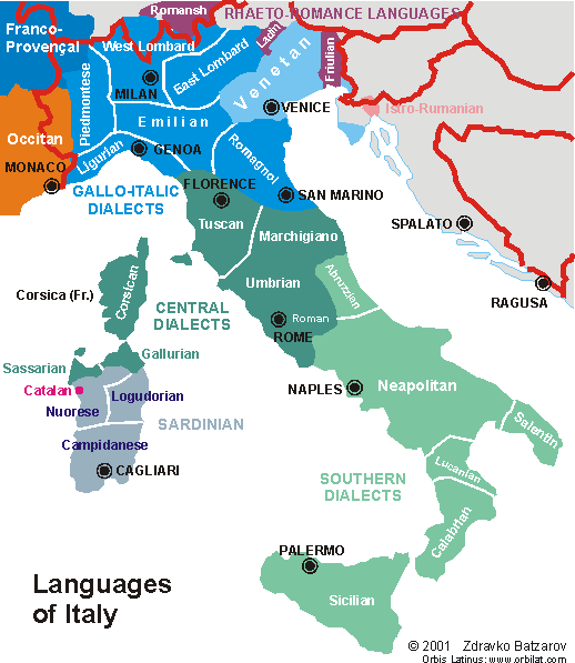 Dialects in Italy
