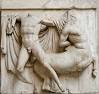 Lapith and Centaur: metopes from the Parthenon