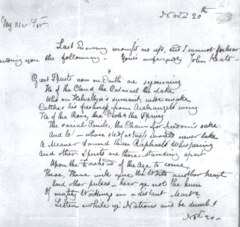 John Keats pt 2
