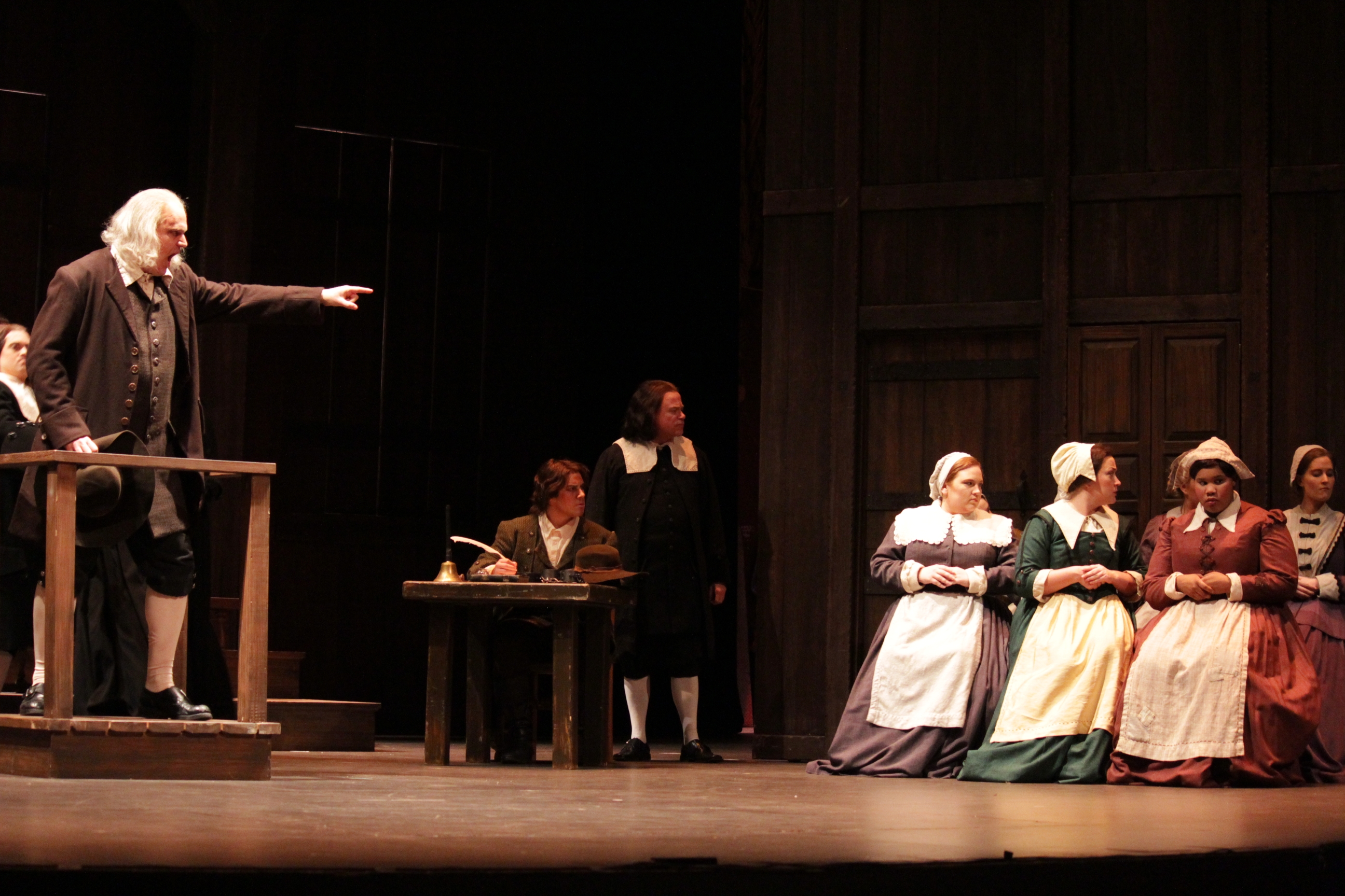 Miller's 'The Crucible' - The use of tension in act three - Part 1