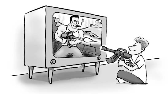 Are our TV’s turning us into criminals?!!